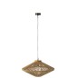 Lampe suspendue en métal naturel 62x62x33 cm