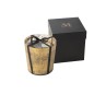 140h vela perfumada en vidrio dorado 21x21x22 cm 140h vela perfumada en vidrio dorado 21x21x22 cm