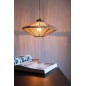 Lampe suspendue en métal naturel 62x62x33 cm