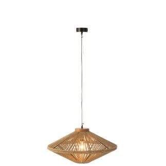 Lampe suspendue en métal naturel 62x62x33 cm