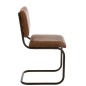 Sedia moderna in pelle e metallo marrone 52x45x88 cm
Sedia moderna in pelle e metallo marrone 52x45x88 cm