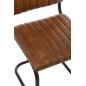Sedia moderna in pelle e metallo marrone 52x45x88 cm
Sedia moderna in pelle e metallo marrone 52x45x88 cm
