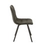 Sedia in metallo grigio 55x47x82 cm Sedia in metallo grigio 55x47x82 cm
