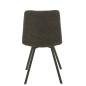 Sedia in metallo grigio 55x47x82 cm Sedia in metallo grigio 55x47x82 cm