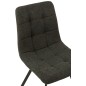 Sedia in metallo grigio 55x47x82 cm Sedia in metallo grigio 55x47x82 cm