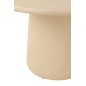 Mesa de jantar em madeira bege 118x118x75 cm Mesa de jantar em madeira bege 118x118x75 cm