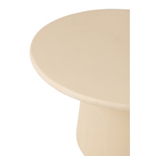 Table à manger en bois beige 118x118x75 cm