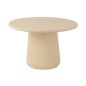 Mesa de comedor de madera beige 118 x 118 x 75 cm Mesa de comedor de madera beige 118 x 118 x 75 cm