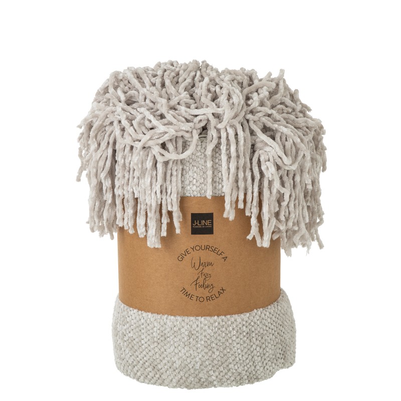 Coperta beige in poliestere 130x170 cm Coperta beige in poliestere 130x170 cm