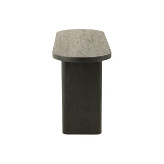 Tavolo in legno nero 150x50x75 cm