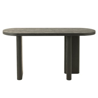 Tavolo in legno nero 150x50x75 cm