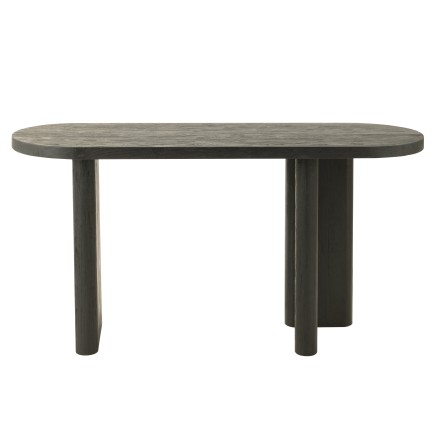 Tavolo in legno nero 150x50x75 cm