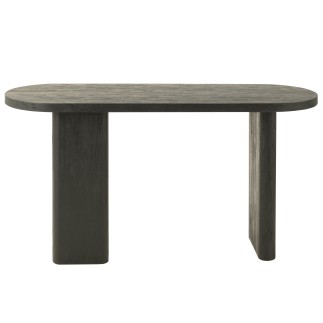 Table en bois noir 150x50x75 cm