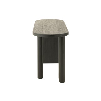 Table en bois noir 150x50x75 cm