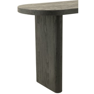 Table en bois noir 150x50x75 cm