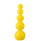 Vela de calabaza, 25 horas, amarilla, 23 cm de altura