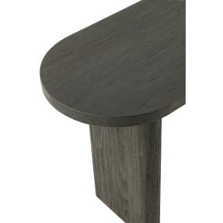 Table en bois noir 150x50x75 cm