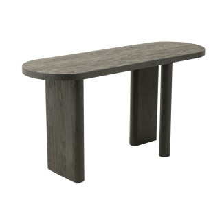 Table en bois noir 150x50x75 cm