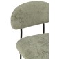 Cadeira de mesa em tecido verde 51x55x82 cm