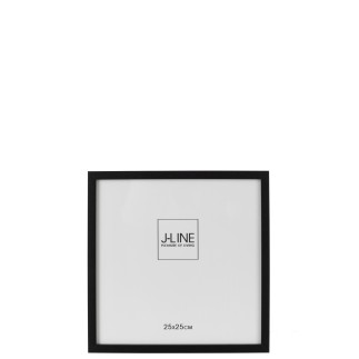 Cadre photo en bois blanc 27x2x27 cm