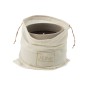 Vela de exterior de 45 horas em cimento cinzento, 20,5 x 20,5 x 16 cm Vela de exterior de 45 horas em cimento cinzento, 20,5 x 20,5 x 16 cm