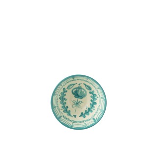 Ensaladera de cerámica azul claro 22 x 22 x 10 cm