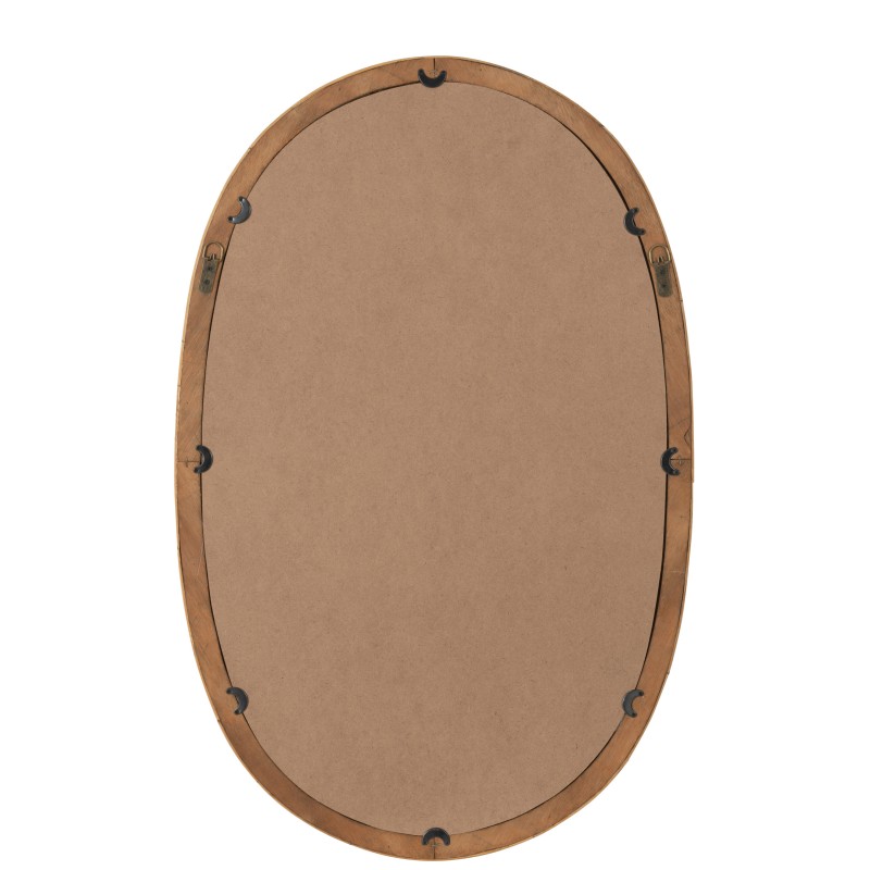 Espelho oval em rattan natural 61x95cm Espelho oval em rattan natural 61x95cm