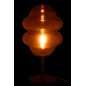 Lampe à poser en verre marron 28x28x52 cm
