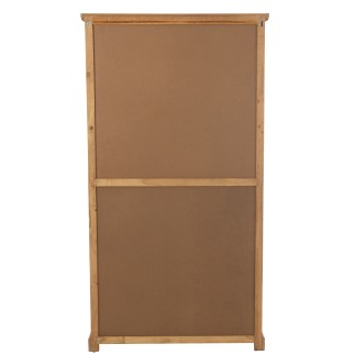 Mobile da ingresso in legno beige 96,5 x 46 x 178 cm