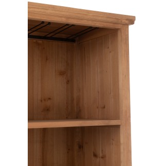 Mobile da ingresso in legno beige 96,5 x 46 x 178 cm