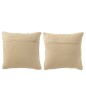 Coussin rectangulaire en polyester beige 45x45x12 cm Coussin rectangulaire en polyester beige 45x45x12 cm