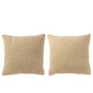 Coussin rectangulaire en polyester beige 45x45x12 cm Coussin rectangulaire en polyester beige 45x45x12 cm