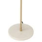 Candeeiro cogumelo em metal dourado 30x30x56 cm