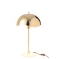 Candeeiro cogumelo em metal dourado 30x30x56 cm