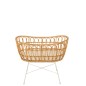 Culla con materasso e gambe in metallo in legno naturale 85x52x72 cm Culla con materasso e gambe in metallo in legno naturale 85x52x72 cm