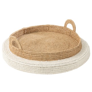 Plateau flottant en polystyrène blanc 75x75x25 cm