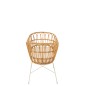 Culla con materasso e gambe in metallo in legno naturale 85x52x72 cm Culla con materasso e gambe in metallo in legno naturale 85x52x72 cm