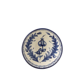 Insalatiera in ceramica blu scuro 28x28x14 cm
