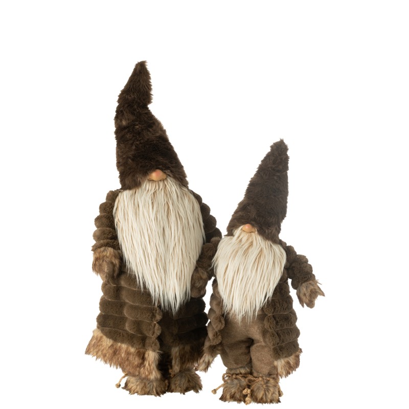 Lutin en textile marron 35x22x88 cm Lutin en textile marron 35x22x88 cm
