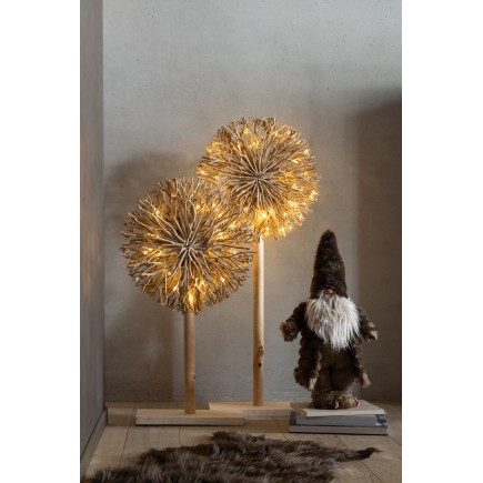 Lutin en textile marron 35x22x88 cm