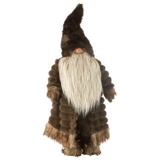 Lutin en textile marron 35x22x88 cm