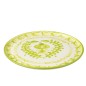 Assiette plate en céramique verte 34x34x2.5 cm Assiette plate en céramique verte 34x34x2.5 cm