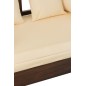 Canapé lit exterieur manguier en bois marron 163x98x80 cm Canapé lit exterieur manguier en bois marron 163x98x80 cm