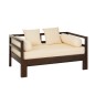 Canapé lit exterieur manguier en bois marron 163x98x80 cm Canapé lit exterieur manguier en bois marron 163x98x80 cm