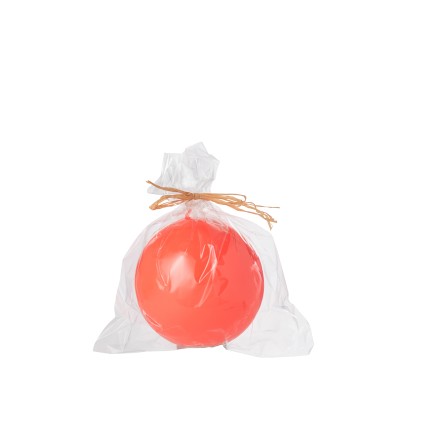 Bougie boule 30H rouge D.12 cm