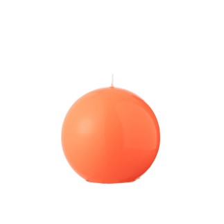 Vela redonda de 30 horas, vermelha, Ø 12 cm