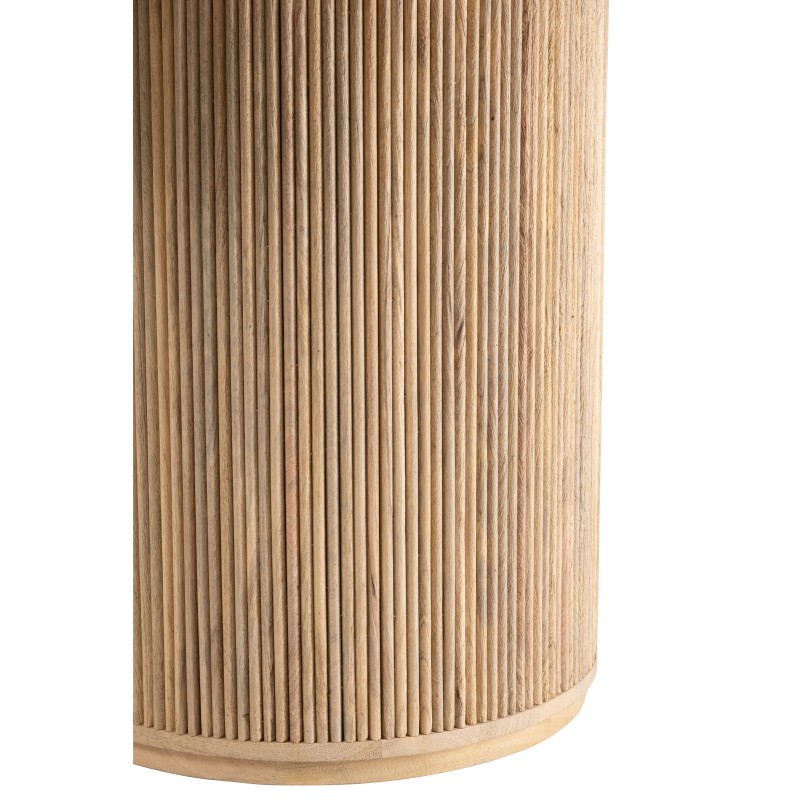 Tavolo in legno naturale 120x120x76 cm