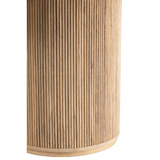 Tavolo in legno naturale 120x120x76 cm