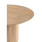 Tavolo in legno naturale 120x120x76 cm