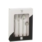 Set di 24 posate in acciaio inossidabile argento opaco
Set di 24 posate in acciaio inossidabile argento opaco